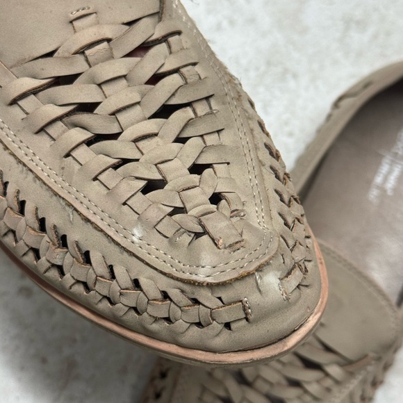 Next Direct Kids Woven Tan Loafers - Picture 1 of 7